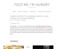 Tablet Screenshot of feedmeimhungry.com